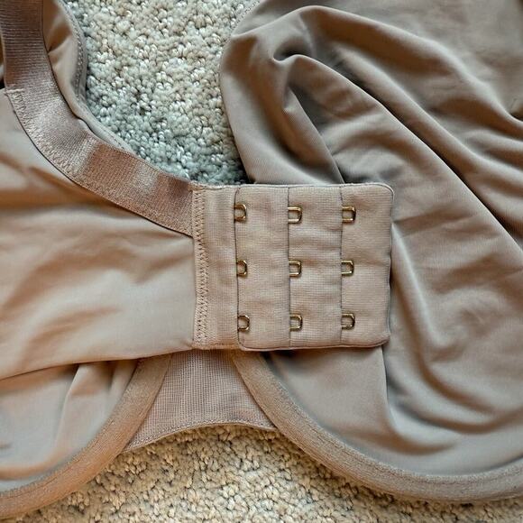 THIRDLOVE 24/7 Classic Unlined Bra Nude Beige Underwire Comfort Fit Size 36E - Picture 4 of 5